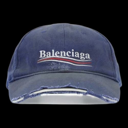 Balenciaga Political Campaign Destroyed Cap 'Blue'