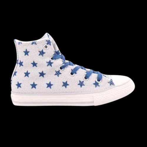 Converse Chuck Taylor All Star High GS 'Glitter Blue Stars'