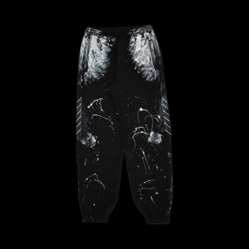 Balenciaga Painterly Print Track Pants 'Black'