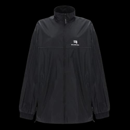 Balenciaga Women Nylon Jacket Black