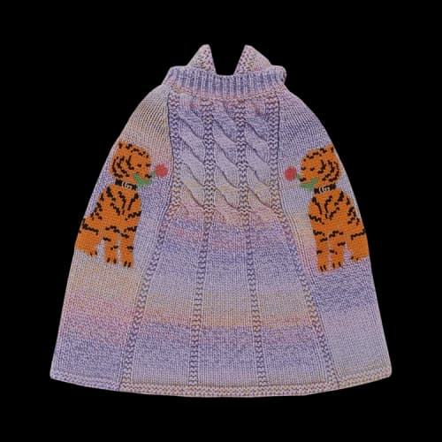 Gucci Tiger Wool Poncho 'Multicolor'