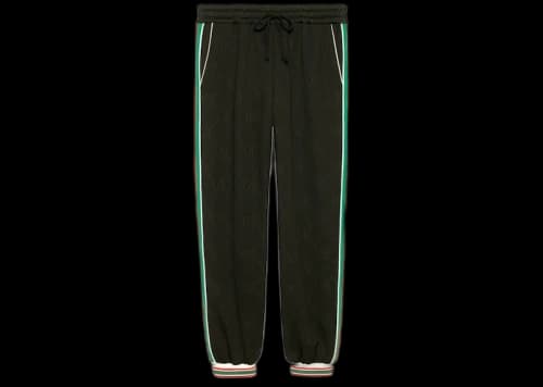 Gucci GG Jacquard Jersey Jogging Pant Black