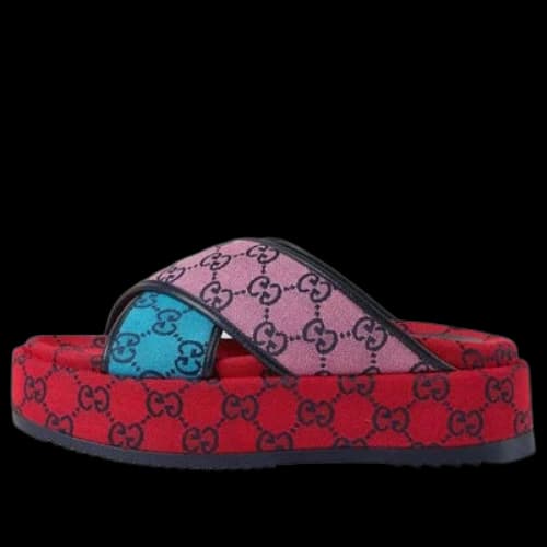 Gucci GG Platform Sandal 'Multicolor' (Women's)
