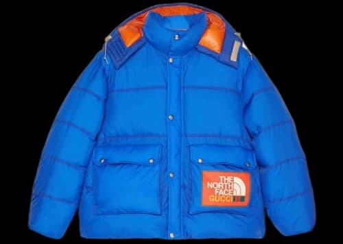 Gucci x The North Face Padded Jacket Blue