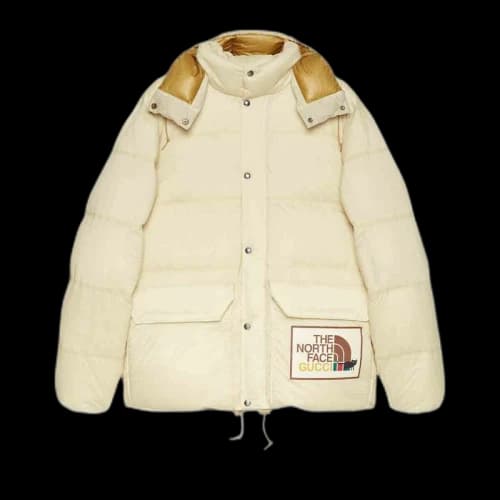 Gucci x The North Face Down Jacket Beige