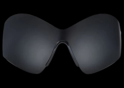 Balenciaga Mask Butterfly Sunglasses Black