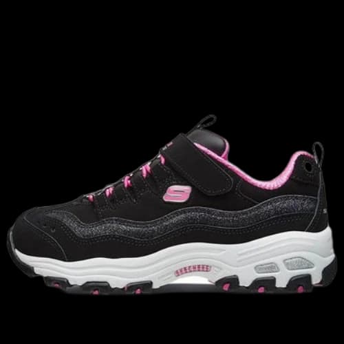(GS) Skechers DLITES 1.0 'Black Pink'