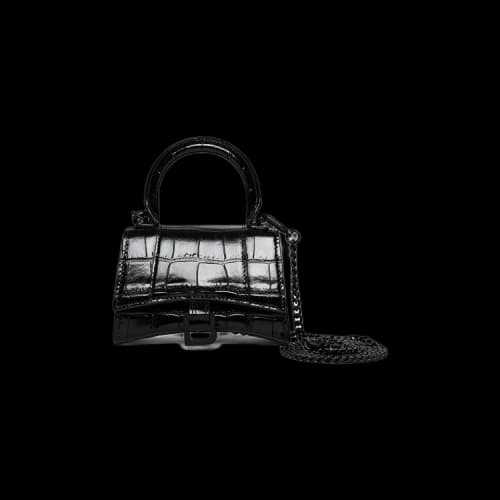 Balenciaga Nano Hourglass Bag 'Black'