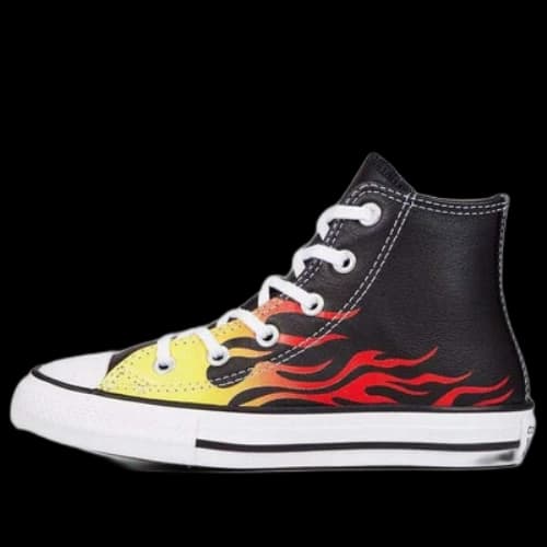 Converse Chuck Taylor All Star Flame Nero Mod 'Black Red'