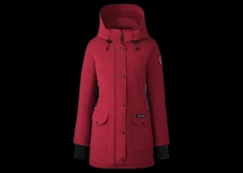 Canada Goose Women's Trillium Parka Heritage Jacket (Classic Fit) Red