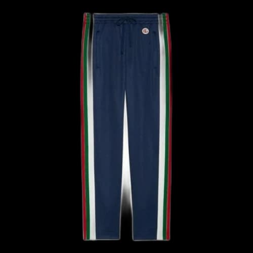 Gucci Knitted Sweatpants With Logo 'Blue' (Women's)