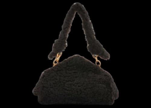 Bottega Veneta Small Triangle Frame Shoulder Bag Fondant Gold