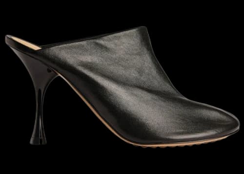Bottega Veneta Leather Sandal Black (Women's)