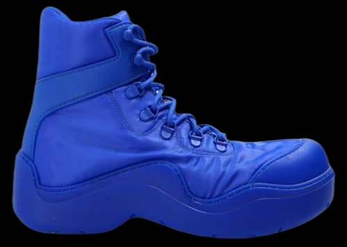 Bottega Veneta Puddle Bomber Ankle Boot Cobalt (Women's)