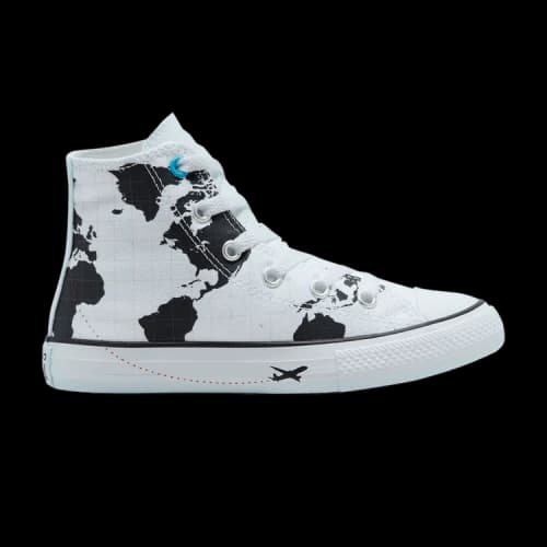 Converse Chuck Taylor All Star High GS 'Geography Class - White Black'