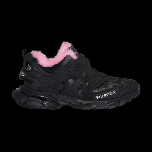 Balenciaga Track Sneaker 'Fake Fur - Black Pink' (Women's)