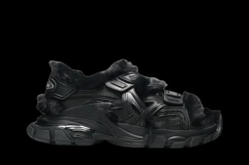 Balenciaga Furry Sandal 'Black' (Women's)