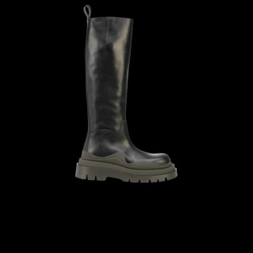 Bottega Veneta Tire Knee High Boot 'Black Camping' (Women's)