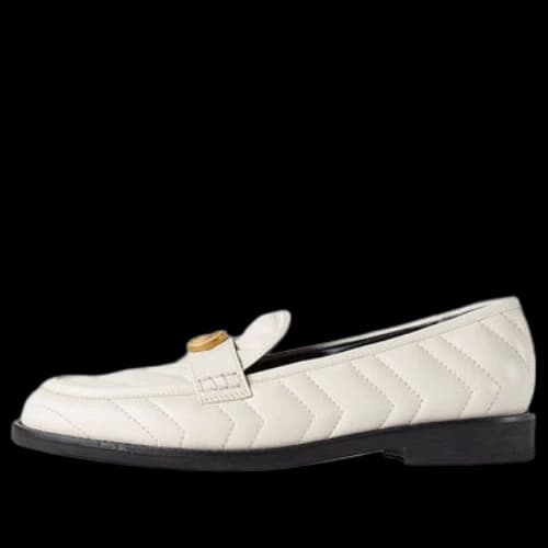 Gucci Loafer With Double G 'White' (Women's)