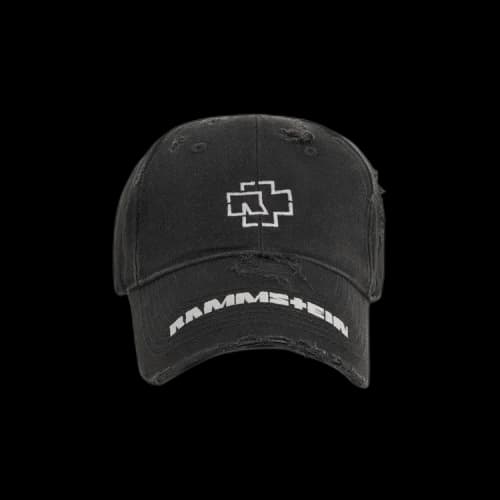 Balenciaga x Rammstein Baseball Cap 'Black/White'