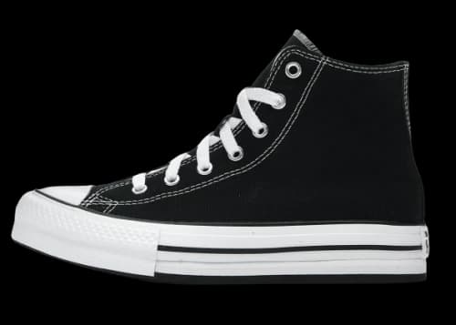 Converse Chuck Taylor All Star EVA Lift Platform Hi Black White (GS)