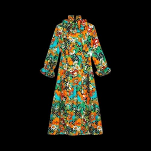 Gucci x The North Face Dress 'Black/Orange/Silk'