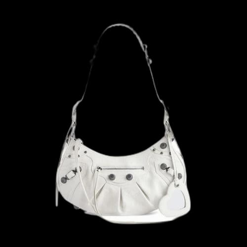 Balenciaga Le Cagole Small Shoulder Bag 'Optic White'