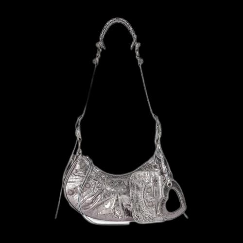 Balenciaga XS Le Cagole Shoulder Bag 'Silver'