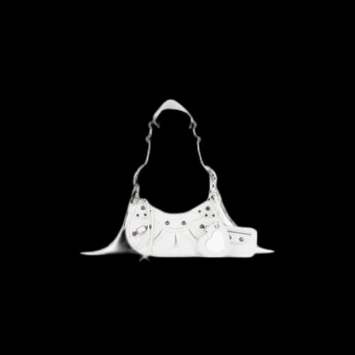 Balenciaga XS Le Cagole Shoulder Bag 'Optic White'