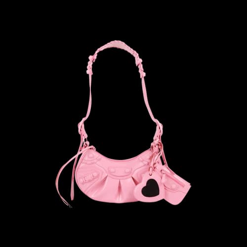 Balenciaga XS Le Cagole Faux Leather Shoulder Bag 'Sweet Pink'