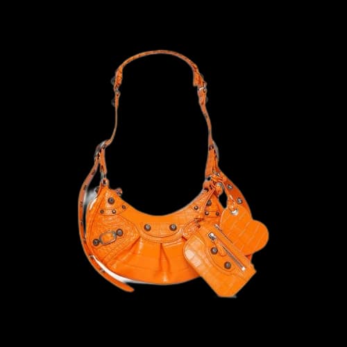 Balenciaga Le Cagole Shoulder Bag XS 'Pop Orange'