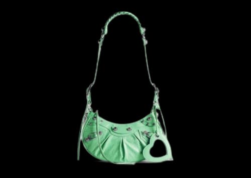 Balenciaga Le Cagole XS Shoulder Bag Light Green