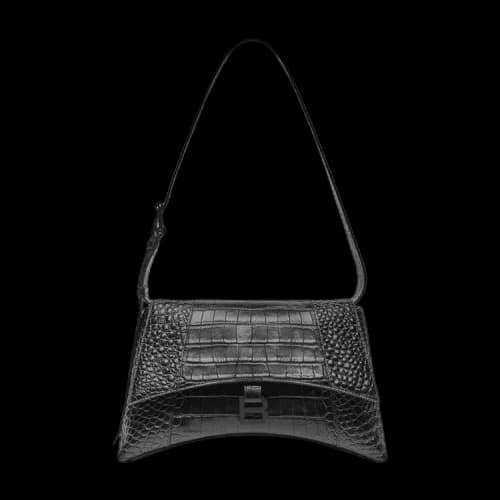 Balenciaga Medium Downtown Shoulder Bag 'Black'