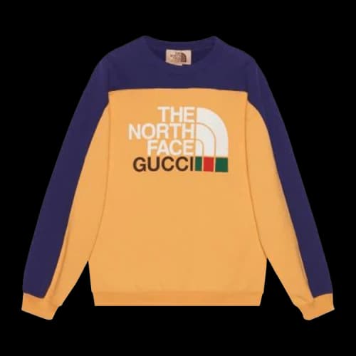 Gucci x The North Face Sweatshirt 'Yellow/Blue'