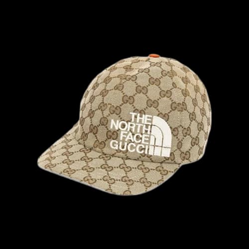 Gucci x The North Face Original GG Canvas with Web Baseball Hat 'Beige Ebony'