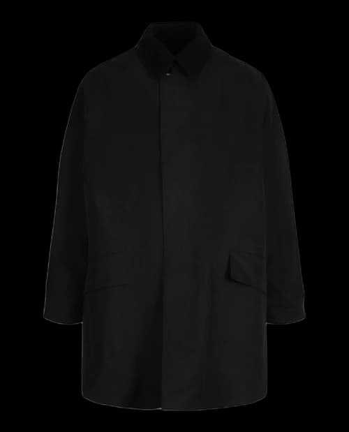 Gucci Graphic Print Coat Black