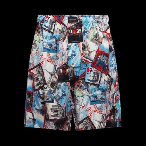 Balenciaga Pyjama Shorts 'Multicolor'