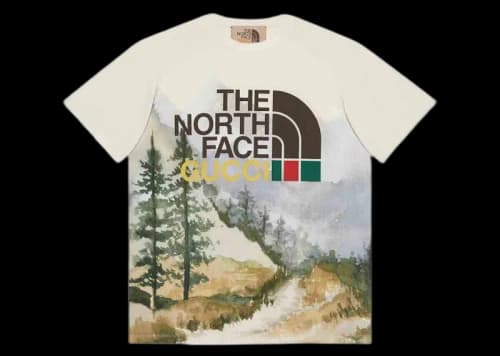 Gucci x The North Face T-shirt Trail Print