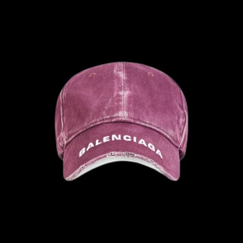 Balenciaga Logo Visor Cap 'Grape/White'
