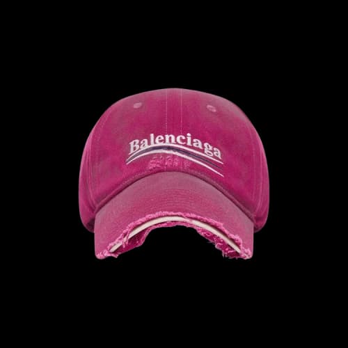 Balenciaga Political Campaign Distressed Cap 'Pink'