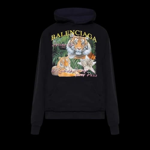 Balenciaga Year Of The Tiger Hoodie 'Black'