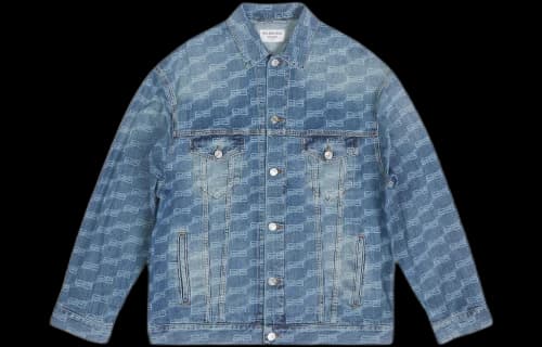 Balenciaga BB Monogram Large Fit Jacket 'Blue'