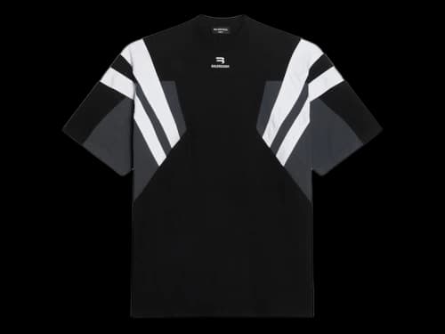 Balenciaga Sporty B Tracksuit T-Shirt Black/Grey/White