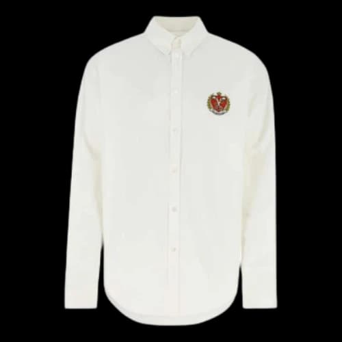 Balenciaga Est. 1917 College Logo Print Shirt 'White'
