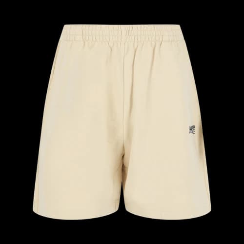 Balenciaga Embroidered Logo Sweatshorts 'Cream/Black/Blue'