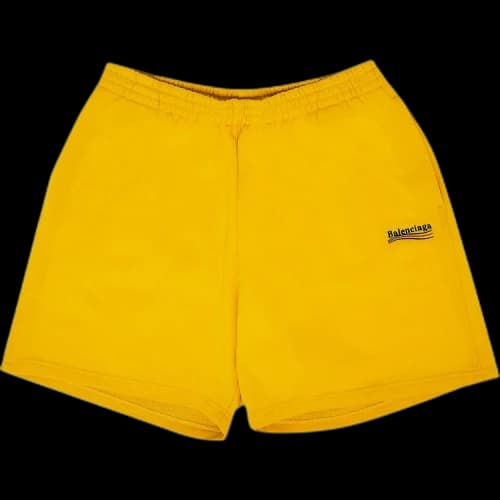 Balenciaga Sweat Shorts 'Yellow/Black/Red'