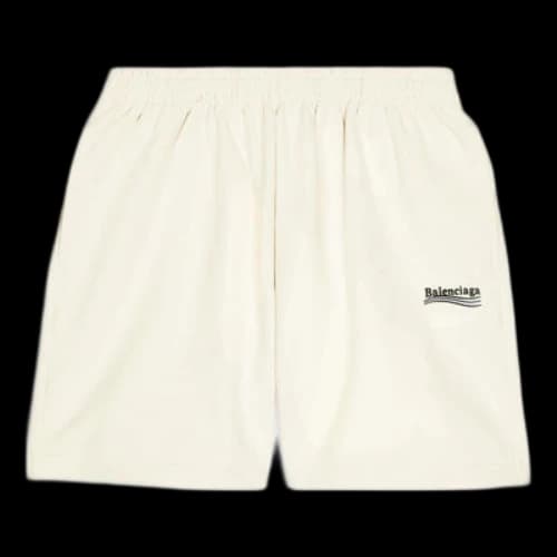 Balenciaga Political Campaign Sweat Shorts 'Beige'