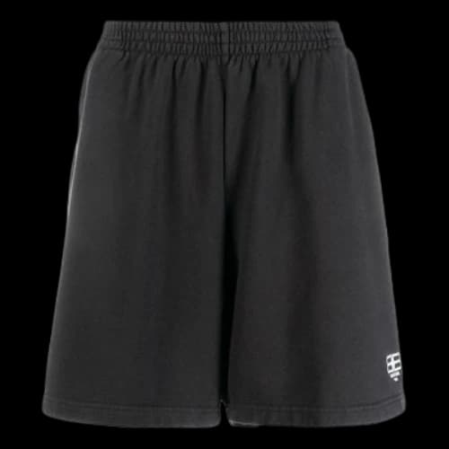 Balenciaga BB Paris Icon Sweat Shorts 'Black'