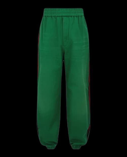 Gucci Military Cotton Drill Pants Green