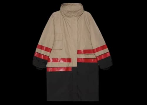 Gucci x Balenciaga The Hacker Project Technical Cotton Coat Beige/Black
